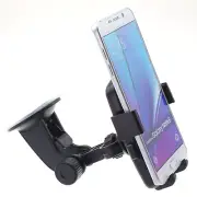 For iPhone 15/Pro/Max/Plus - Windshield Car Mount Holder Glass Cradle Swivel