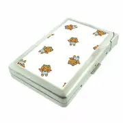 Bear Fitness Em1 Cigarette Case with Built in Lighter Metal Wallet
