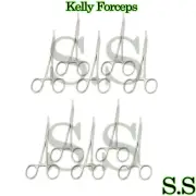 100 Kelly Hemostat Forceps Curved Surgical & Veterinary Economy 6.25''