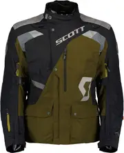 Scott Dualraid Dryo, textile jacket waterproof , color: Brown/Black , size: M