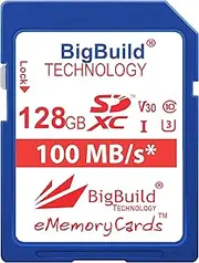 128GB U3 SDXC Memory Card for Panasonic Lumix DC-FZ80D, FZ82D, FZ85D Cameras