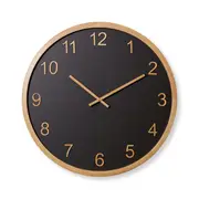 [James Lane] Kaylen Wall Clock Black - 60cm x 5cm