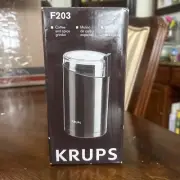 Krups Coffee And Spice Grinder F203 Black Brand New In Box