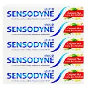 5 X Sensodyne Fluoride Toothpaste100g 1EA ORIGINAL PLUS