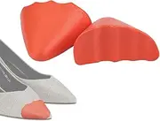 [Generic] Shoe Filler Inserts - 1 Pair Soft PU Foam Toe Protector Fillers - Shoe Fitters To Make Shoes Fit, Shoe Comfort Pads For Leather Shoes, High Heels