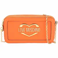 在飛比找Yahoo奇摩購物中心優惠-LOVE MOSCHINO 愛心字母標誌可拆鍊帶斜背/手拿包
