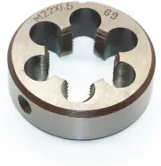 M22 Metric Right Hand Screw Thread Round Die Tool M22×1.5mm Pitch Gauge Thread