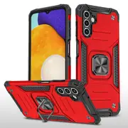 MCC Shockproof Samsung Galaxy A14 5G Heavy Duty Ring Case Cover A146 [Red]