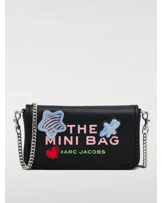 Marc Jacobs Mini Bag Patchwork Design Women Black Mini Bags