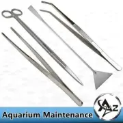 Stainless Steel Aquarium Plant Aquascaping Tweezer Scissor Maintenance Tools
