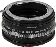 Vizelex CINE ND Throttle Lens Adapter Compatible with Nikon G Lenses to Nikon Z-Mount Cameras - Built-in Variable ND Filter (2-8 Stops)