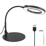 Magnifying Glass w/Light &Stand Adjustable LED Magnifier Desk Lamp Hands Free 〼