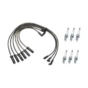 Bosch Leads + 6 x Denso Iridium Power Spark Plugs for Holden Calais Statesman VR