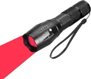 Red Light LED Torch Powerful 1000 Lumens Hunting Tactical Red Beam Signal Flashl
