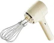 Portable Blender Mixer, Hand Mixer, Electric Food Processors Set for Milk Egg Cake Baking (White)