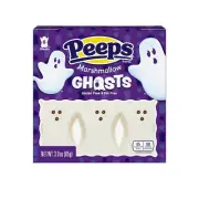 PEEPS (2-PACK) Made in USA - White Marshmallow Ghost (12 count) 6 oz BB 05/2025