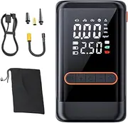 Tire Inflator Portable Air Compressor – Electric Air Pump With Pressure Gauge For Car, Motorcycle, Bike, Truck – Compact 12V Tyre Inflation Accessories For Auto And Cycle Use
