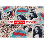 FILES -  SUPREME 2018 象神 蒙娜麗莎 章魚 貼紙 三款