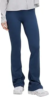 [OhSunny] Women High Waist Bootleg Flare Pants Lightweight Yoga Pants Tummy Control Bootcut Leggings SLP5M392T