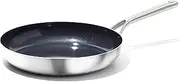 OXO Mira Tri-Ply Stainless Steel PFAS-Free Nonstick, 8" Frying Pan Skillet, Induction, Multi Clad, Dishwasher and Metal Utensil Safe
