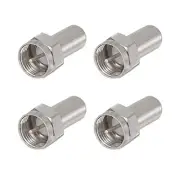 F-Type 75 Ohm Coaxial Terminator F Male Coax Cap Cover for Coax Splitter