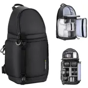 K&F Concept 10L Camera Sling Bag Crossbody Waterproof Camera Shoulder Backpack