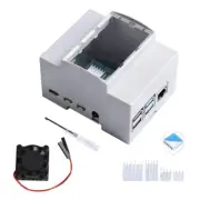 Transparent Viewing Port ABS Case for Raspberry Pi 4B/3B Showcase Your Device