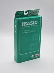 Juzo Basic 4410 Open Toe Compression Stockings 15-20 mmHg Thigh High Size II BK