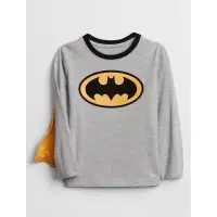 在飛比找蝦皮購物優惠-GAP蝙蝠俠圓領長袖披風式T恤