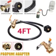 4FT Propane Refill Adapter Hose for QCC1 Type 1-20LB High Pressure Control Valve