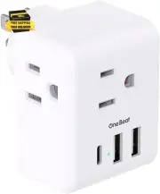Multi Plug Outlet Extender, Power Strip Non Surge Protector Electric Outlet Spli
