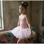 【小兔現貨】無袖背心蓬裙舞衣 兒童芭蕾舞衣 多層澎裙 芭蕾舞衣100-160