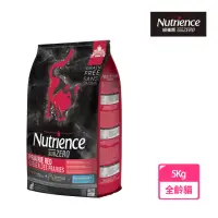在飛比找momo購物網優惠-【Nutrience 紐崔斯】黑鑽頂級無穀貓糧+營養凍乾5k