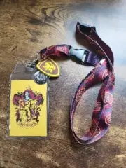 Bioworld Harry Potter Gryffindor Lanyard Badge ID Holder- Sample Style