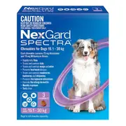 NexGard Spectra for Dog Flea Tick & Worm 15.1 - 30kg