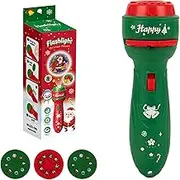 Projector Flashlight for Kids | Flashlight Christmas Image Projection Light,Christmas Light, Portable Holiday Decorative Projection Flashlight for Boys Girls