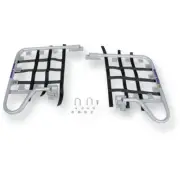 DG Silver Carbon Steel Nerf Bars w/Black Webbing (54-6405)