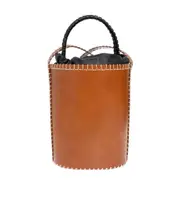 Louela leather bucket bag One size Brown