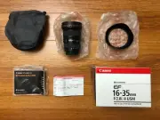 New DEAD STOCK Canon wide-angle zoom lens EF 16-35mm F2.8L II USM EW-88 Hood