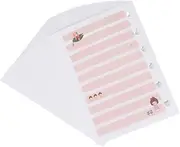 HOODANCOS Notebook Loose-leaf Paper 3 Pack Size Replacement Core Papers Hole Punch Compatible