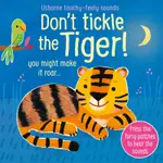 英國USBORNE DON'T TICKLE THE TIGER別對老虎騷癢癢 統感 觸摸音效書 有聲書