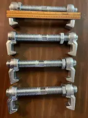 Gisafai 4 Pack Shipping Container Bridge Fitting Clamp 260 mm Galvanized