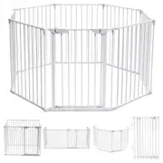 8 Panel Metal Pet Safety Gate