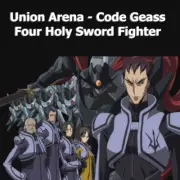 Union Arena - Code Geass Full Deck - Four Holy Swords Fighter - Leather Deck box
