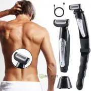 Electric Body Hair Shaver for Men's Painless Back Hair Removal USB Rechargeable