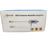 HiDB HDTV Antenna Readable Amplifier 25dB High Gain Signal Booster Indoor