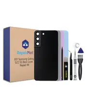 Samsung Galaxy S22 5G Compatible Back Cover with Lens Installed Replacement DIY Repair Tools Kit