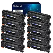 10PK CF283A Toner Cartridge for HP 83A LaserJet Pro MFP M225dn M225dw M225rdn