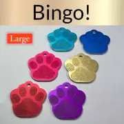 Custom Engraved Dog Tags Personalized Dog Collar Pet Tags Engraved Pet BIG PAW