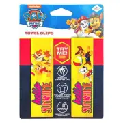 Paw Patrol Hello Sunshine Beach Towel Clips Nickelodeon Summer Bag Secure Chair